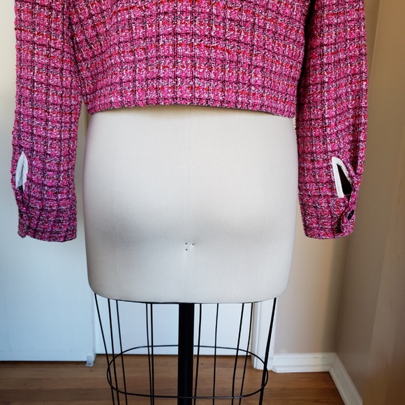 Rachel Zoe Tweed Jacket Size Medium! - Picture 10 of 16